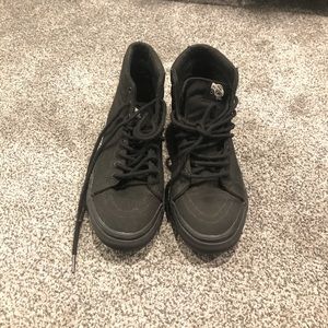 Vans black high tops